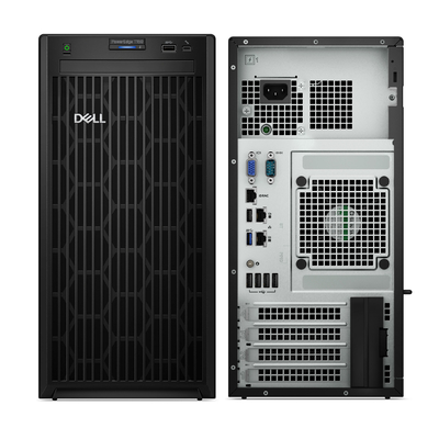 Dell T150 塔サーバー 300W 電力供給 効率化された操作のための入門レベル