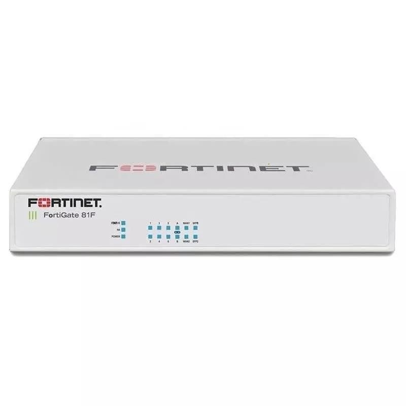 FG-81F 8 x GE RJ45 ポート 2 x RJ45/SFP 共有メディア WAN ポート 128GB SSD コンパクトデザイン