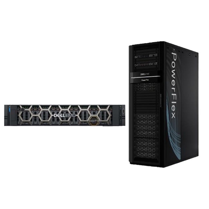 Dell PowerFlex R840 サーバー 384GB-6144GB RAM と Intel Xeon Gold 5218 CPU の パワーフル